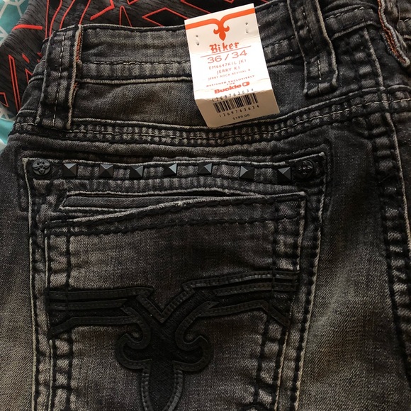 new rock revival mens jeans